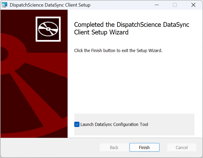 Installation Complete Screen
